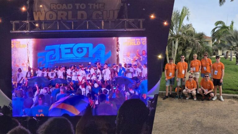 Zwemmers van De Brug vallen met hun neus in de boter op feestend Curaçao: ‘We zijn erbij!’